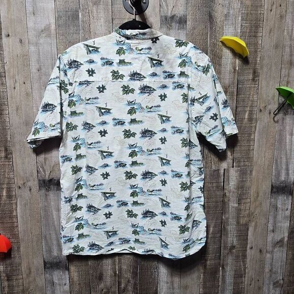 Element Wendel Tropical Print Button Down Shirt - Picture 4 of 6